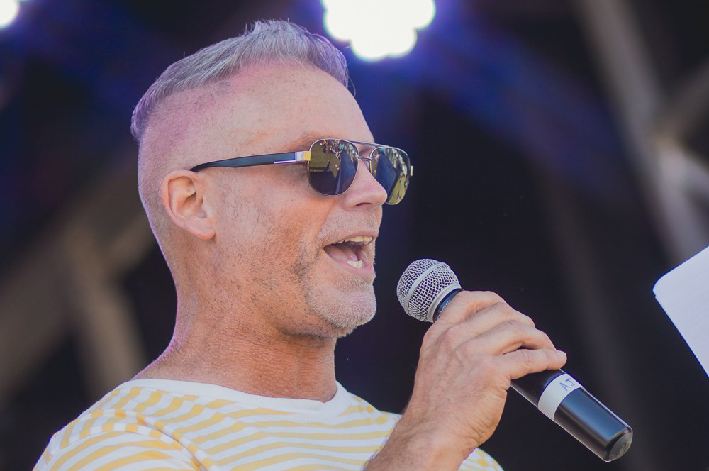 Kāpiti Food Fair Thames Pacific Main Stage MC AJ Crawshaw